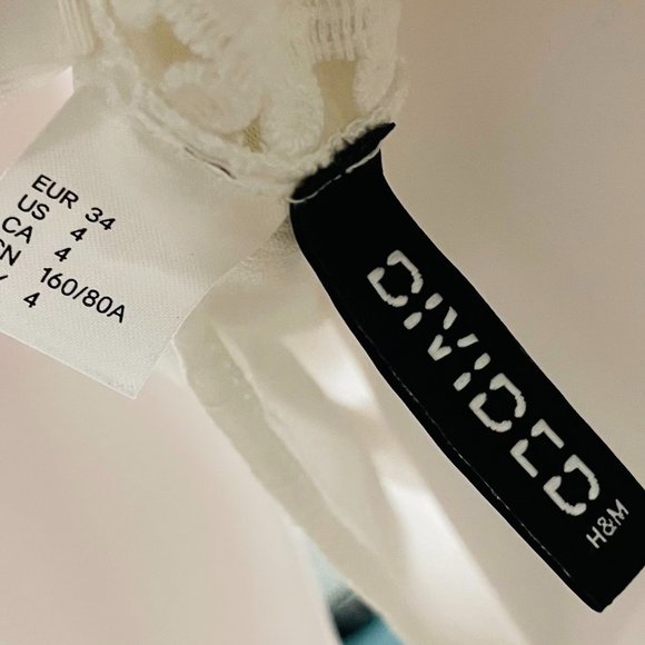 h&M white crop top - Picture 3 of 6